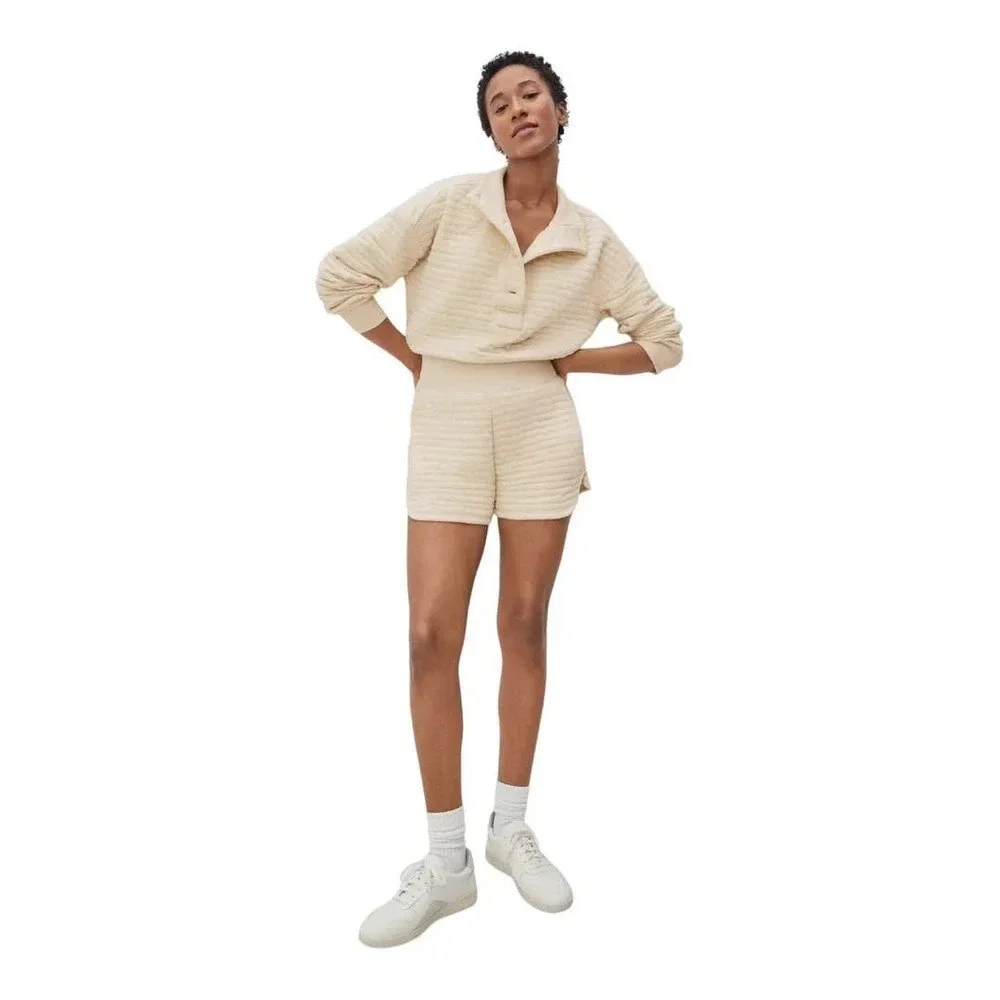 Everlane The Organic Cotton Quilted Short NWOT